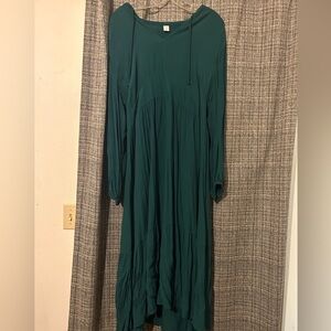 Old Navy Green Empire waist dress